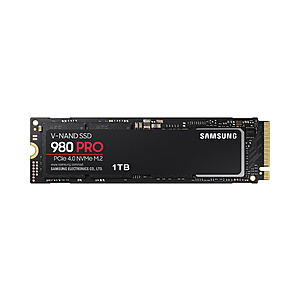 Samsung 980 PRO 1TB PCIe 4.0 NVMe M.2 Internal V-NAND SSD - $159.99