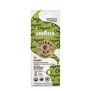 Lavazza ¡Tierra! Organic Planet Ground Coffee, Light Roast, 10.5 Oz $6.17 at Amazon