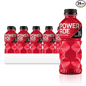 24-Pack 20-Oz POWERADE Sports Drink (Fruit Punch) $13.45 w/ S&S + Free Shipping w/ Prime or on orders over $35