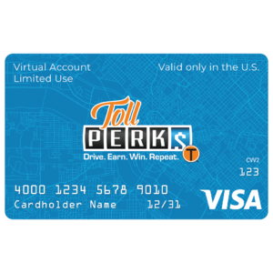 Redeem a $5 Visa gift card at TollPerks.com using 5,000 points