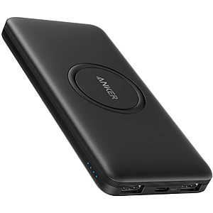 Anker Wireless Power Bank, PowerCore 10,000mAh Portable Charger with USB-C for $21.99 AC + FSSS