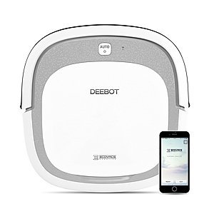 Ecovacs Deebot Slim2 Wifi Bare Floor Robotic Vacuum Cleaner with Dry Mopping $136.95 AC + Free Shipping
