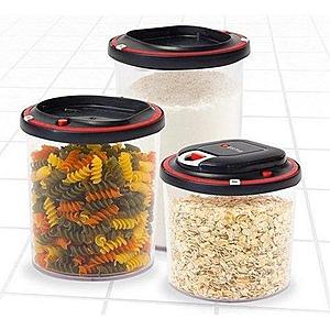 3-Pack Vestia Auto Vacuum Sealing Food Storage Container w/ Motor $8 + Free Shipping