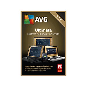AVG Ultimate 2019 - Unlimited Devices / 1-Year $8.99 + Free Shipping