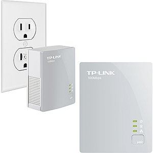 TP-Link AV600 Powerline Ethernet Adapter - Plug&Play, Power Saving, Nano Powerline Adapter(TL-PA4010 KIT) $29.99 + FSSS