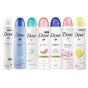 3-Pack Dove Antiperspirant Spray - $11 + Free Shipping
