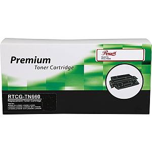 Rosewill RTCG-TN660 Economy Compatible Toner Cartridge (Replaces Brother TN-660, TN-630) 2,600 Pages Yield, Black - $15.29 AC + FS