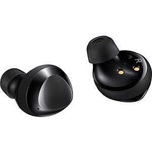 Samsung - Geek Squad Certified Refurbished Galaxy Buds+ True Wireless In-Ear Headphones - Cosmic Black $49.99