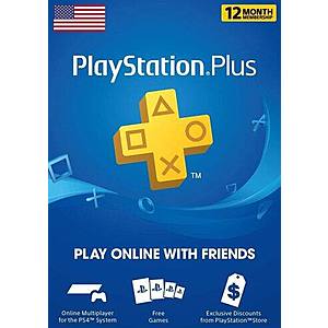 PlayStation Plus 1-Year Subscription (Digital Delivery) $26.99