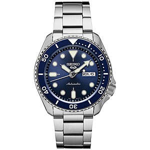 Seiko Men's Automatic 5 Sports Stainless Steel Bracelet Watch 42.5mm $188 at Macy's