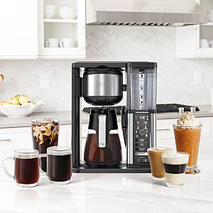 10-Cup Ninja Specialty Coffee Maker w/ Fold-Away Frother & Glass Carafe (CM401) $104 + Free Shipping