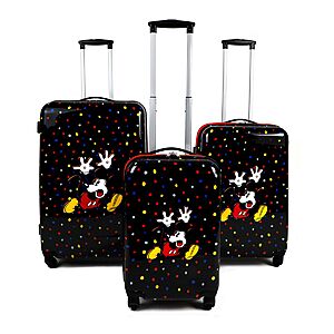 3-Piece Disney's Mickey Mouse Hardside Spinner Luggage Set (20", 24", 28", Blue, Black) $153.60 + $30 Kohl's Cash + Free Shipping