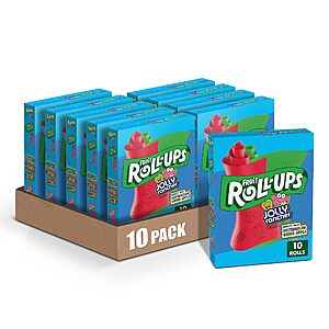 100-Count Fruit Roll-Ups (Jolly Rancher Variety Pack 10 Pack 10-Count each) $15.92 + Free Shipping w/ Prime or on $35+