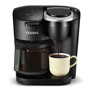 Keurig K-Duo Essentials Single Serve K-Cup Pod & 12-Cup Carafe Coffee Maker (Black) +$10 Kohl's Cash $76.50 + Free Shipping