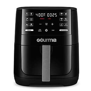 6-Quart Gourmia Digital Air Fryer (GAF612) $39.99 + Free Store Pickup at Kohl's or F/S on Orders $49+