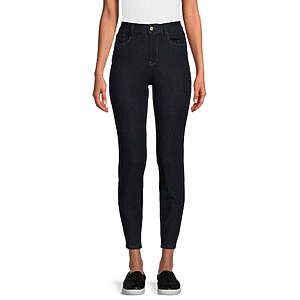 Women's Jeans: No Boundaries Juniors High Rise Skinny Jeans (Dark Rinse) $5.95 & More