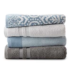Sonoma Goods For Life Ultimate Bath Towel Or Sonoma Goods For Life Quick Dry Ribbed Bath Towel (Various Colors) $6.40 + Free Store Pickup at Kohl's or F/S on Orders $49+