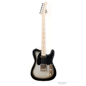 Tease Telecaster Style Electric Guitar with gig bag plus rulers or amp gift - Silver burst - $150