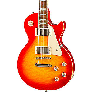 Epiphone Les Paul Standard '60s Quilt Top Limited-Edition Electric Guitar in Faded Cherry Sunburst $519