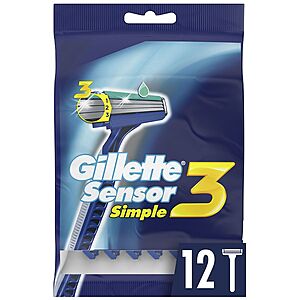 24-pack of Gillette Sensor3 disposable razor blades for $18 (75 cents each) - plus rebate option
