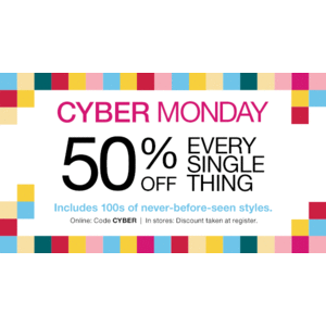 GAP.com Cyber Monday - 55% off Everything - no exclusions - 11/26/2018 only