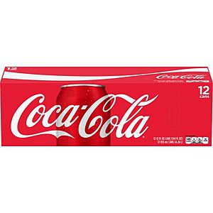 Coca-cola, Pepsi & Assorted soda 12 pack $2.85