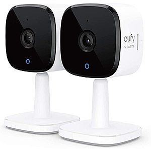 2-Pack eufy Security 2K Indoor Cam w/ WiFi $59.50 + Free Shipping