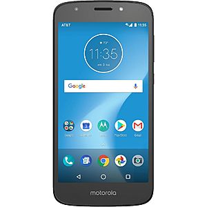 AT&T Prepaid - Motorola MOTO E5 Play with 16GB Memory Prepaid Cell Phone - $29.99