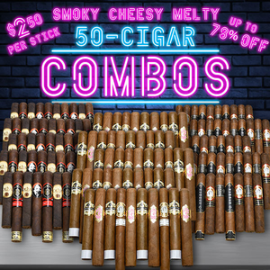 50-CIGAR COMBOS…. 125 bucks for 50 boutique premiums | Cigar Page $125