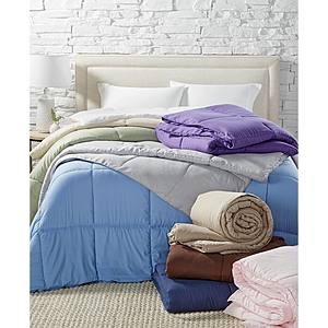 Royal Luxe Lightweight Microfiber Color Down Alternative Comforter (various, all sizes) $20 + 6% in Slickdeals Cashback + Free ship on $25+