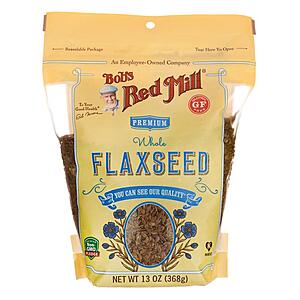 Bob's Red Mill: 30-Oz Pearl Barley $2.37, 13-Oz Premium Whole Flaxseed $1.37 & More + Free S&H