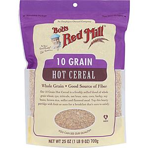 Bob's Red Mill: 24-Oz Buckwheat Pancake Mix $2.80, 25-Oz 10-Grain Hot Cereal $2.20 & More + Free S&H