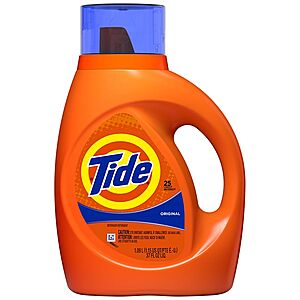 37-Oz Tide Liquid Laundry Detergent (Various) $3.19 + Free Pickup at Walgreens w/$10+