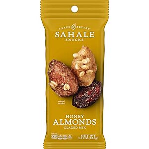 18-Pack 1.5-Oz Sahale Snacks Glazed Mix (Honey Almonds) $10.17 ($0.56 each) w/ S&S + Free Shipping w/ Prime or on $35+