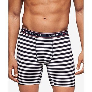 Tommy Hilfiger Men's Cotton Stretch Boxer Briefs 6 for $31 ($5.16 each) + free ship to store at Macys