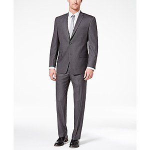 Marc New York by Andrew Marc Men's Classic-Fit Stretch Solid Suit (various)  $56 + free ship to store or $2.55 shipping