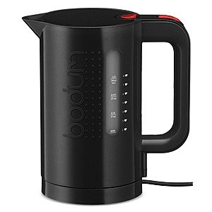Bodum 34-Oz. Electric Water Kettle $14, Bodum Bean 12-Cup Cold-Brew Coffee Maker $7 + Free Store Pickup
