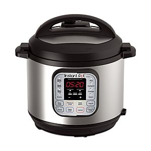 6-Qt Instant Pot DUO60 7-in-1 Programmable Pressure Cooker $50 + free shipping