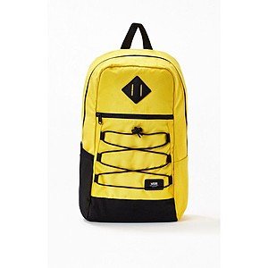 Vans Yellow & Black Snag Backpack $15.37, adidas Trefoil Pocket Backpack $15.37, Hurley Renegade II Backpack $18.74, more +free shipping