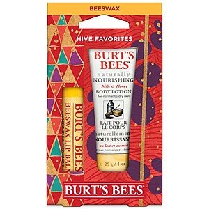 Macys $5 off Beauty Item: 2-Pc Burt's Bees Hive Favorites Set $2, Flower Eye Mask $1, MAC 3-Pc Full Size Lipstick Set $17.50,More + free pickup at Macys