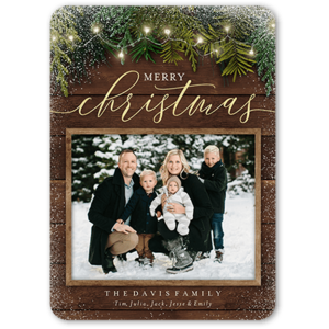 ShutterFly 5" x 7" Personalized Photo Christmas Cards 12 for $1.55 + Free Shipping