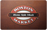 Cardcash Extra 5% Off Sitewide: $25 Boston Market (ecode) $20, $15 AMC Theaters (ecode) $12.75, More