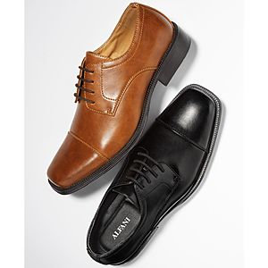 Alfani Men's Adam Cap Toe Oxford Shoes $18, Levi's Men's Essex Denim Lace-Up Shoes $19.25, More + Free ship on $25