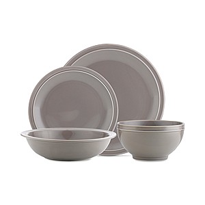 Macys Home Essentials Flash Sale: 16-Piece Godinger Chaddsford Dinnerware Set, Service for 4 (slate) $24 + free shipping