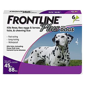 Frontline Flea and Tick Treatment For Dogs or Cats: 25% Off + 5% Off w/ Autoship (25% off + 30% Off for New Autoship Customers): 8-Treatments ~ $40.50 + Free Shipping