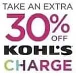 Kohls Cardholders Coupon: 30% Off (exclusions apply) + Free Store pickup