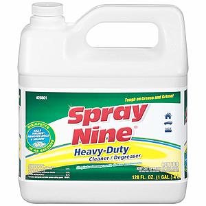 Spray Nine 26801 Heavy Duty Cleaner/Degreaser and Disinfectant - 1 Gallon, (Pack of 1) - $8.77 free shipping with Prime