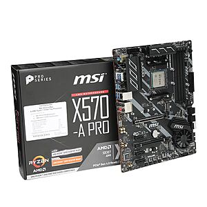 AMD 7 5700X OEM CPU + MSI X570-A-Pro AM4 ATX Motherboard $299.99 at Microcenter