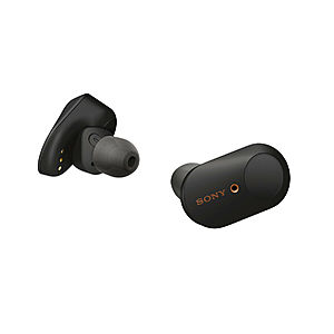 Sony WF1000XM3 Noise Canceling True Wireless Earbuds Certified Refurbished with free S/H for $68+Tax at eBay