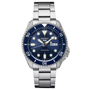Seiko Men's Automatic 5 Sports Stainless Steel Bracelet Watch 42.5mm - $177